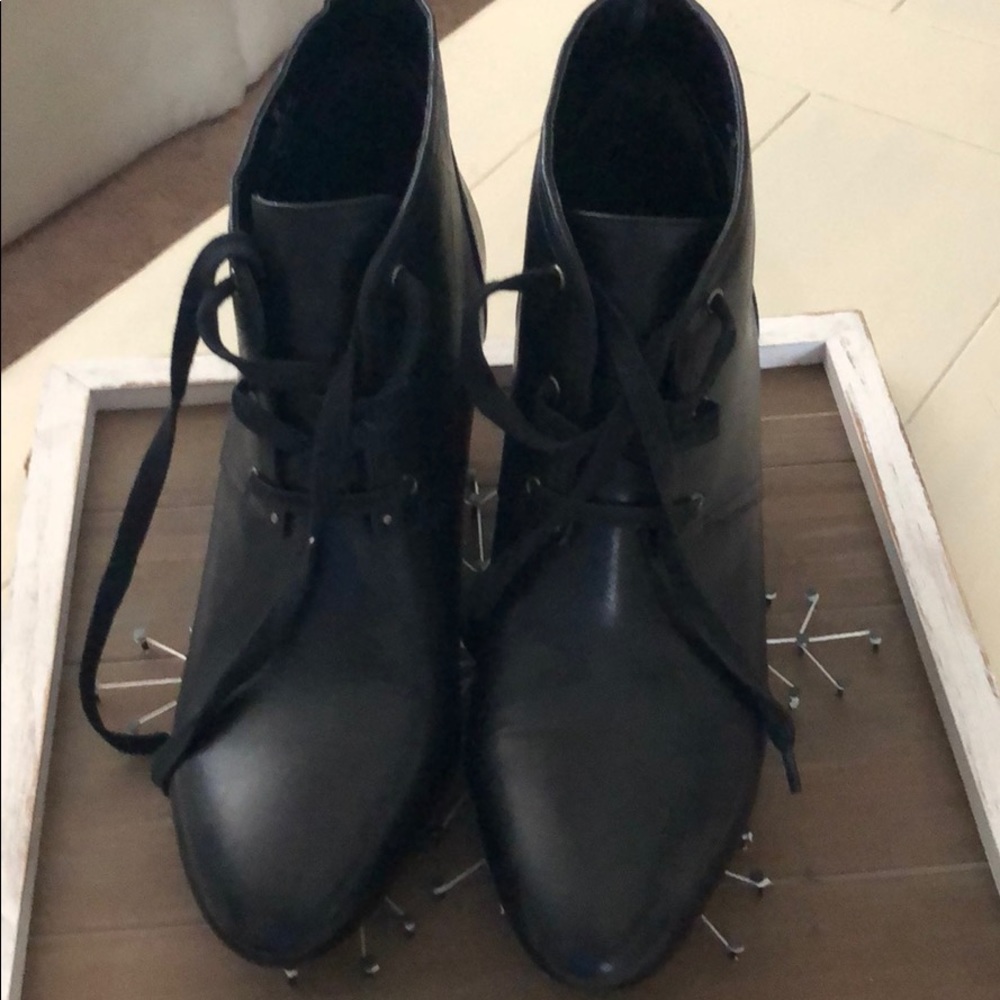 Ralph Lauren Tamia Calfskin Booties